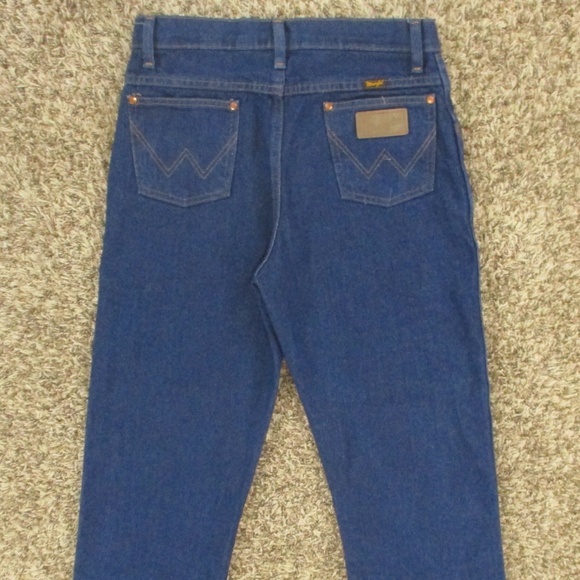 Wrangler Jeans Boy's 20 Dark Wash Cowboy Cut‎ Slim Straight Leg Western Denim - Picture 4 of 8